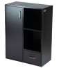 Kenneth Cole librero 1 puerta 1 gaveta 2 cubos color negroW60 x H80 x D30 cmKCWD20220513B