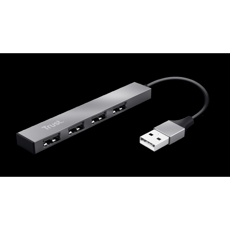 Trust adaptador 4-puertos mini hub USB - 23786