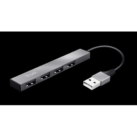 Trust adaptador 4-puertos mini hub USB - 23786