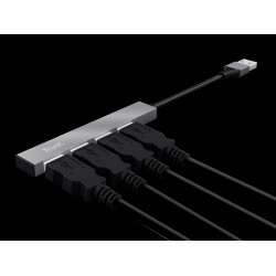 Trust adaptador 4-puertos mini hub USB - 23786