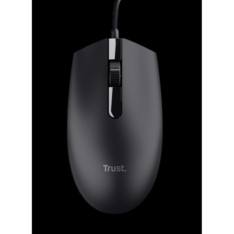 Trust mouse alambrico ambidiestro- 24271