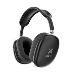 Xtech XTH-614 - Headphones with microphone - Para Portable electronics / Para Cellular phone / Para Home audio - Wireless - Aura