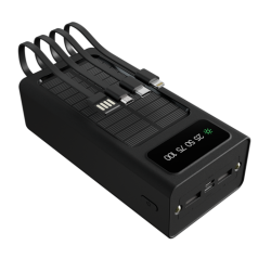 Batería Portátil Solar Xtech XPB-300 | Puertos USB-C, USB-A y Micro-USB