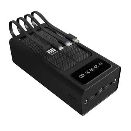 Xtech XPB-300 - Solar Power Bank - 24 pin USB-C / 4 pin USB Type A / 5 pin Micro-USB Type A - 24 pin USB-C / 4 pin USB Type A / 