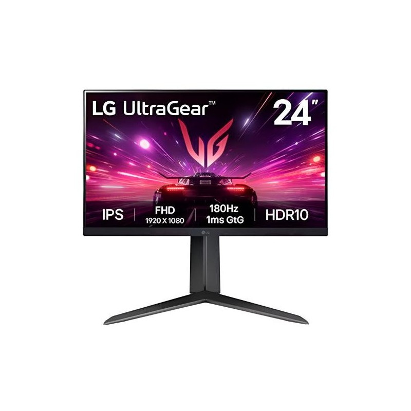 Monitor Gaming LG UltraGear 24" FHD 180Hz 1ms HDR10