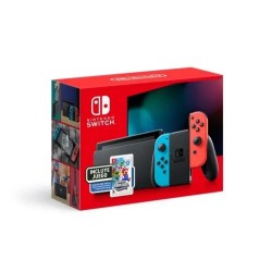 Consola Nintendo Switch V2 + Super Mario Bros. Wonder Bundle HRD-S-KAB1C