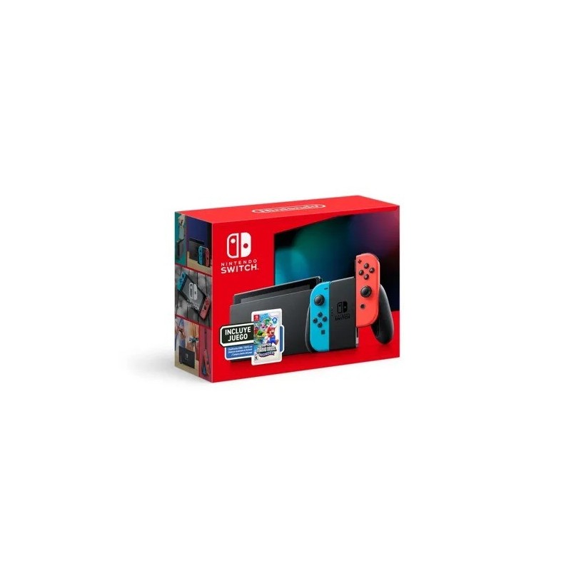 Consola Nintendo Switch V2 + Super Mario Bros. Wonder Bundle HRD-S-KAB1C