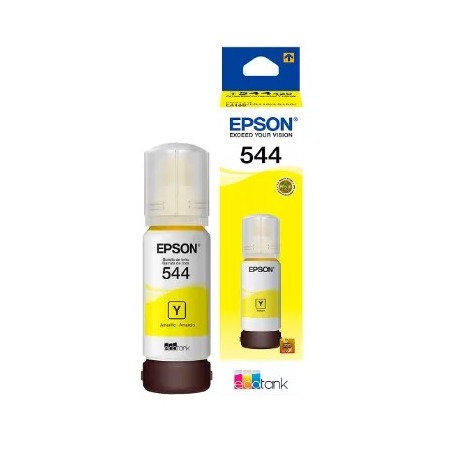 Epson 544 - 65 ml - amarillo - original - recarga de tinta - para EcoTank L1110, L1210, L3110, L3150, L3210, L3250, L3260, L5290