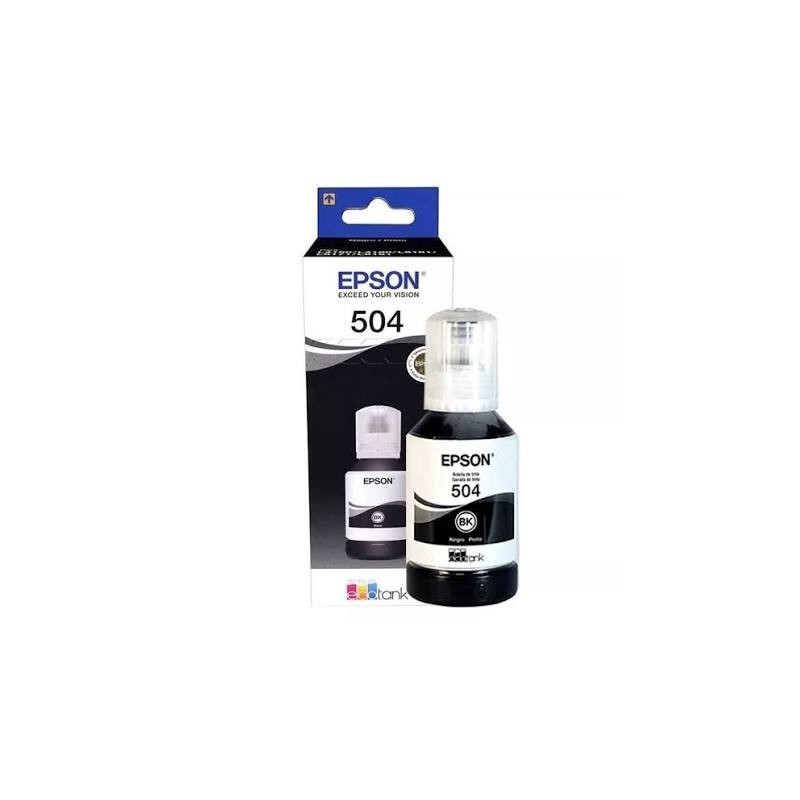 Epson 504 - 127 ml - negro - original - recarga de tinta - para EcoTank L4150, L4160, L4260, L6161, L6171, L6191, L6270; EcoTank