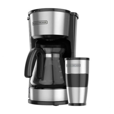 Black + Decker cafetera 5 tazas inox 4 en 1 CM0755SMX