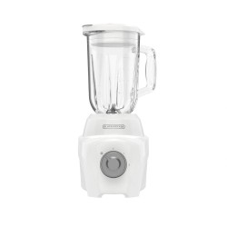 Black + Decker licuadora ice crush Vidrio 2vel 700W blanca  BL08760WDLA