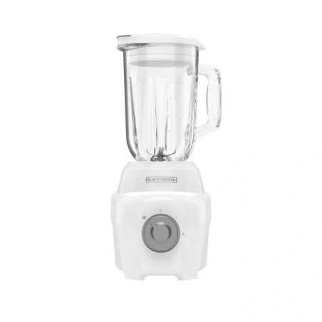 Black + Decker licuadora ice crush Vidrio 2vel 700W blanca  BL08760WDLA