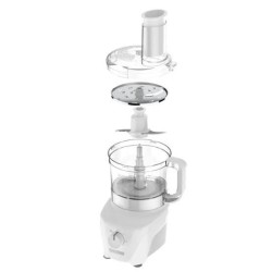 Black+Decker procesador de alimentos mezcla, pica, rebana y ralla  FP43422WDLA