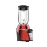 Black + Decker Licuadora Rojo Acero Inoxidable 700 Watts, 8 Veloc. Jarra vidrio 1.25L BL08762RDLA