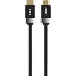 Belkin High Speed HDMI Cable - Cable HDMI con Ethernet - HDMI macho a HDMI macho - 2 m - compatibilidad con 4K