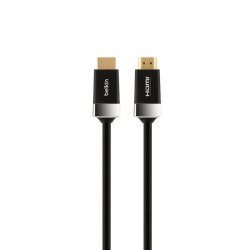 Belkin High Speed HDMI Cable - Cable HDMI con Ethernet - HDMI macho a HDMI macho - 2 m - compatibilidad con 4K