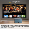 Viewsonic Proyector LED inteligente 1080p con Google TV, Wi-Fi y Bluetooth integrados - LX60HD