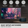 Viewsonic Proyector LED inteligente 1080p con Google TV, Wi-Fi y Bluetooth integrados - LX60HD