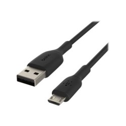 Belkin BoostCharge - Cable USB - Micro-USB tipo B (M) a USB (M) - 1 m - negro