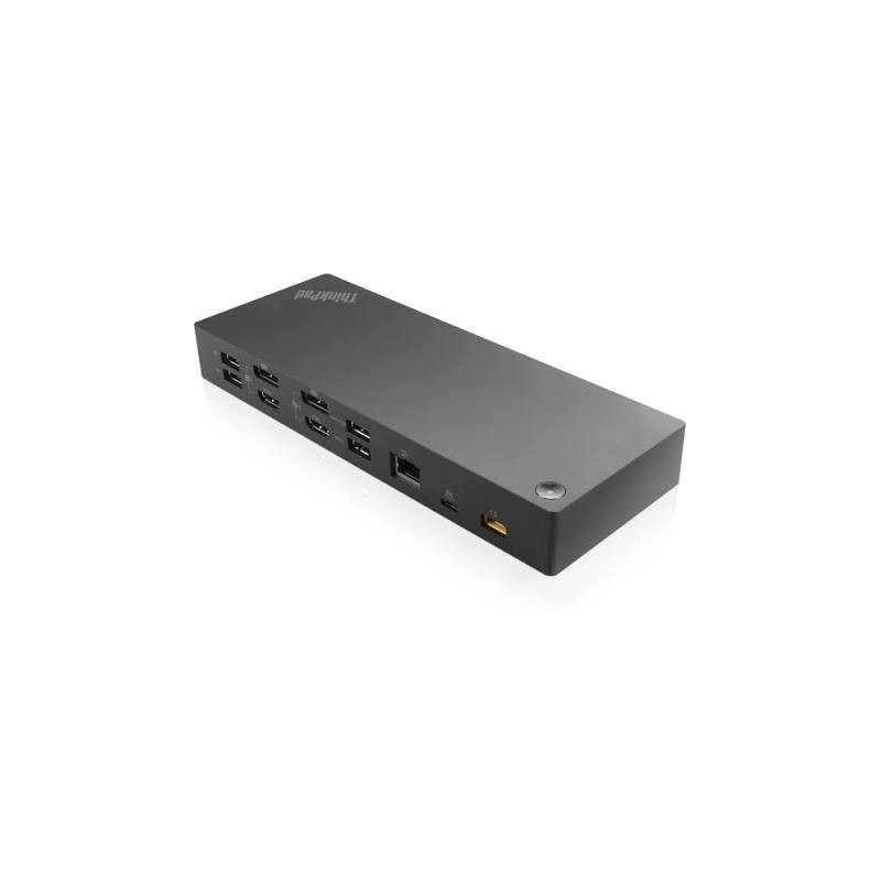 Lenovo ThinkPad Hybrid USB-C with USB-A Dock - Estación de conexión - USB-C - 2 x HDMI, 2 x DP - 1GbE - 135 vatios - Estados Uni