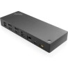 Lenovo ThinkPad Hybrid USB-C with USB-A Dock - Estación de conexión - USB-C - 2 x HDMI, 2 x DP - 1GbE - 135 vatios - Estados Uni