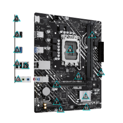 ASUS - Motherboard - PRIME H610M-F D4 R2.0