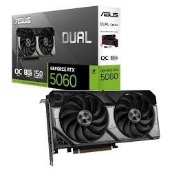 ASUS - DUAL-RTX5060-O8G - PCI Express 5.0 x16 - NVIDIA - GeForce RTX 5060 - GDDR7 - DisplayPort / HDMI