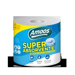 Amoos toalla mayordomo super absorbente doble hoja 180 h paq 6 und J624510