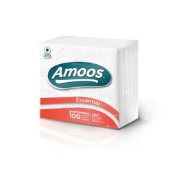 Amoos servilleta Essential 22X22 cm P100 C2 paq x 24  T622059