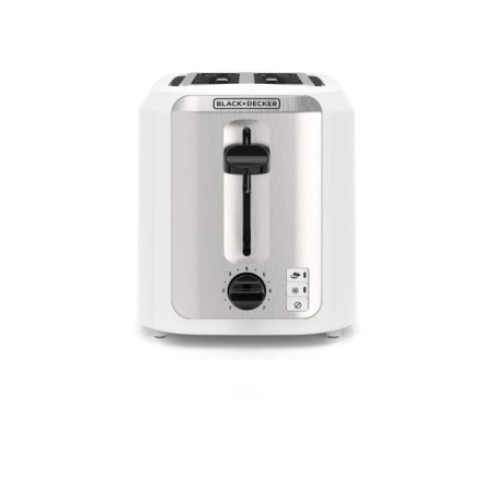 Black+Decker tostadora 2 rebanadas plateada - TR7827-1WDLA