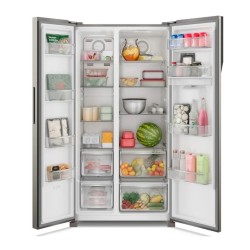 Frigidaire Refrigerador Side by Side de 19 pies Inverter con dispensador Plateado FRSA19K2HVG