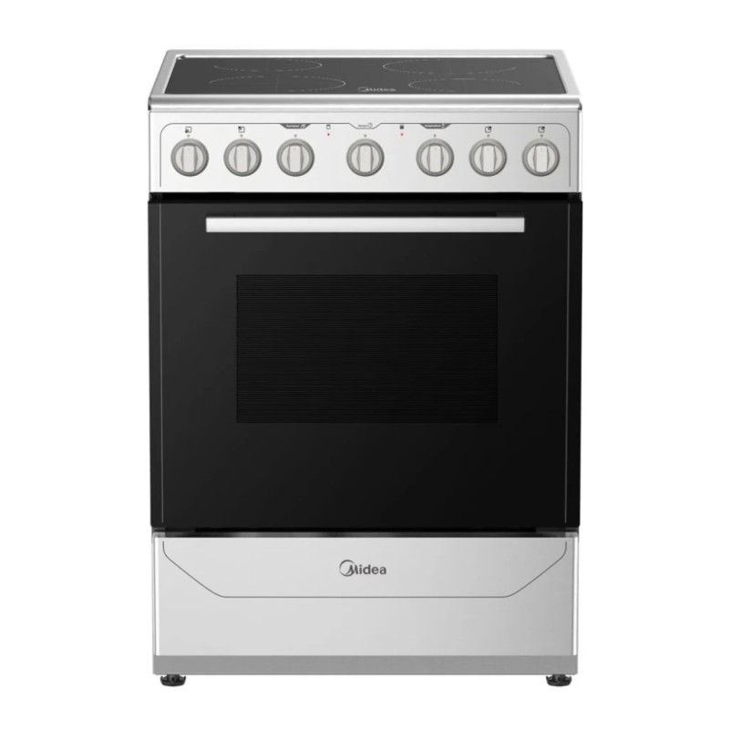 Midea Cocina Eléctrica vitrocerámica de 24" Negro MES24FS2BADBG