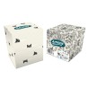 Amoos pañuelos faciales de papel desechable cubo cosmetico 50 X 3 capas caja de 24unds  F623501