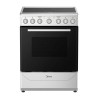 Midea Cocina Eléctrica vitrocerámica de 24" Negro MES24FS2BADBG
