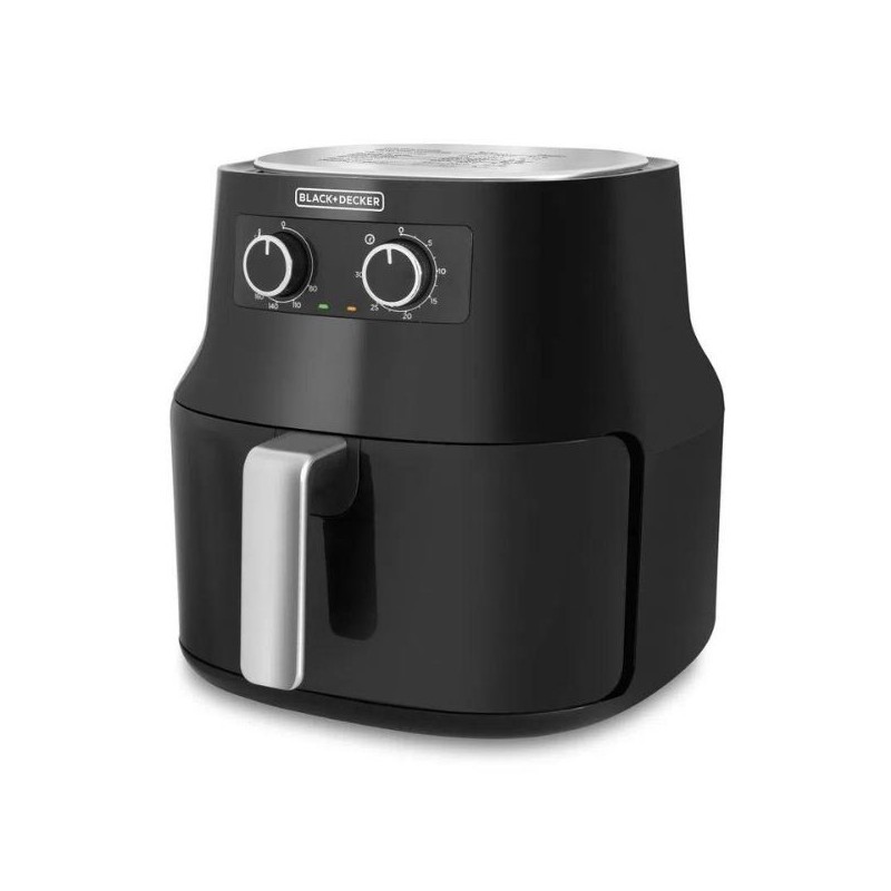 Black + Decker freidora de aire 4L negra HF4004B
