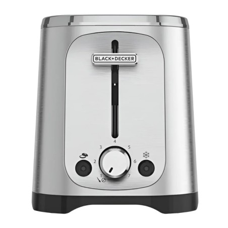 Black+Decker tostadora de pan 2 Rebanadas con 7 niveles ajustables - TR1227-0SDLA