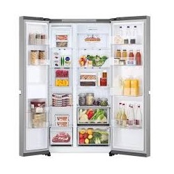 LG Refrigerador Side by Side 25 pies color Plateado VS25BJNK