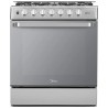 Midea Cocina De gas de 30" 6 quemadores Acero inoxidable MGS30FS1LIFSSSF