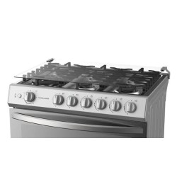 Midea Cocina De gas de 30" 6 quemadores Acero inoxidable MGS30FS1LIFSSSF