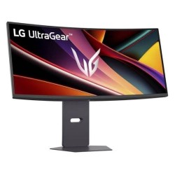 LG Monitor Gaming LG UltraGear, 34", VA, WQHD (3440X1440), 160Hz, 1 ms (MBR), 21:9, Curvo 1800R 34G600A