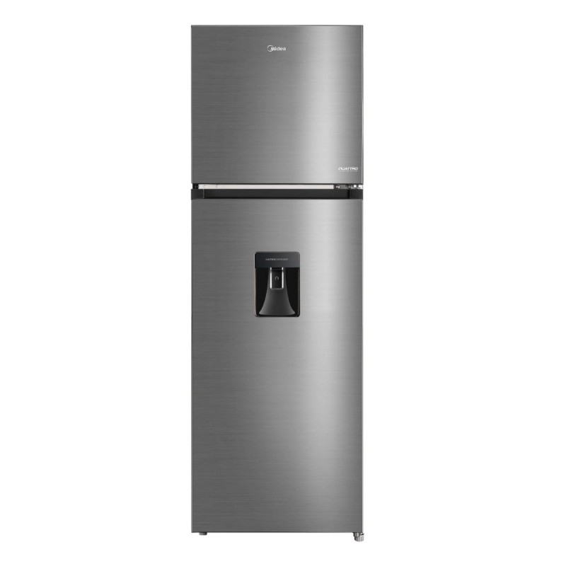 Midea Refrigerador Congelador superior de 10 pies Plateado MDRT385MTM46WD