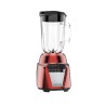 Black + Decker Licuadora Rojo Acero Inoxidable 700 Watts, 8 Veloc. Jarra vidrio 1.25L BL08762RDLA