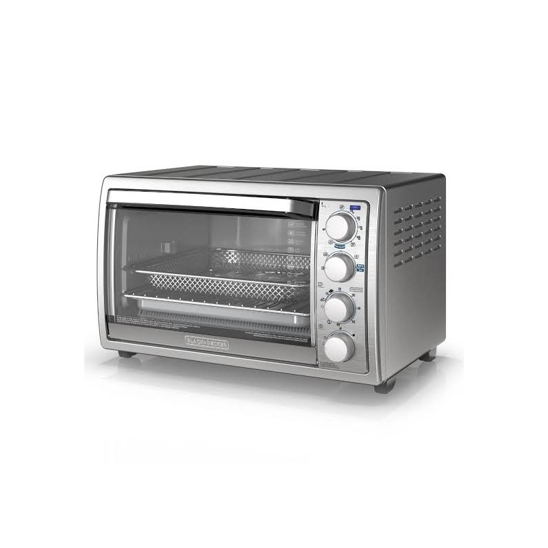 Black + Decker horno tostador con freidora de aire 9 rebanadas  TO4315SS-LA