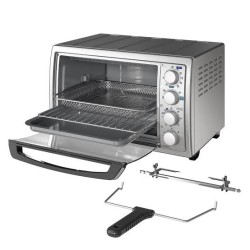 Black + Decker horno tostador con freidora de aire 9 rebanadas  TO4315SS-LA