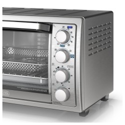 Black + Decker horno tostador con freidora de aire 9 rebanadas  TO4315SS-LA
