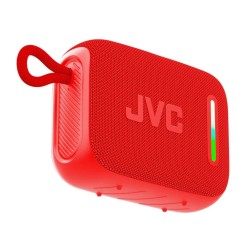 JVC audio portable bluetooth de 5W con luz ambiental resistente al agua rojo - XS-XS-KY2115R