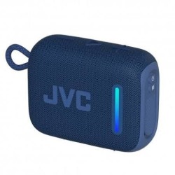 JVC audio portable bluetooth de 5W con luz ambiental resistente al agua azul - XS-KY2115A