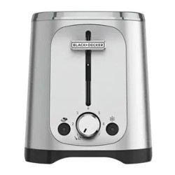 Black+Decker tostadora de pan 2 Rebanadas con 7 niveles ajustables - TR1227-0SDLA