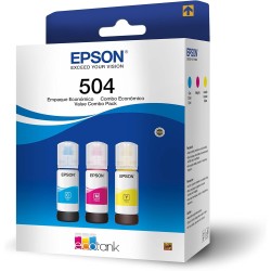 Epson botellas de tinta 3-pack cyan, magenta, amarillo 70ml C/U T504 - T504520-3P