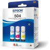 Epson botellas de tinta 3-pack cyan, magenta, amarillo 70ml C/U T504 - T504520-3P